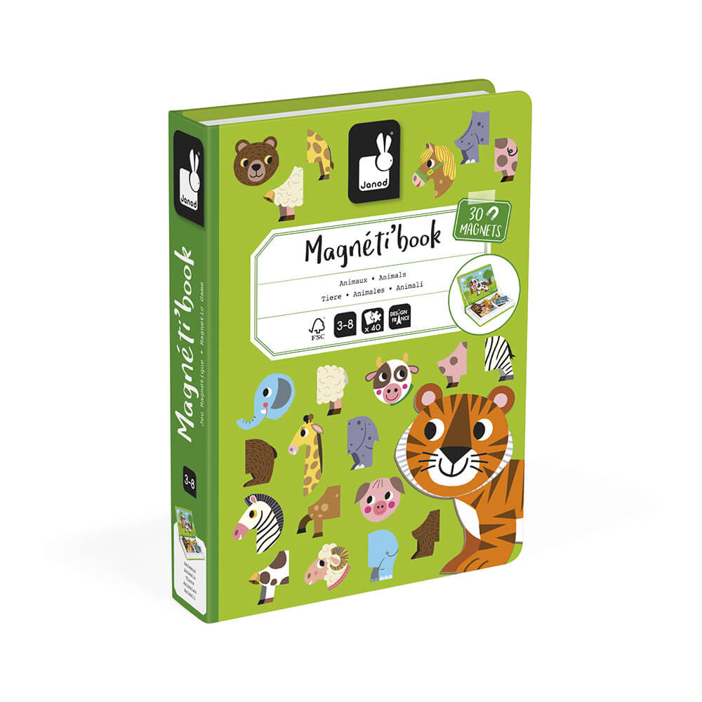 Janod Animals Magnetic Book