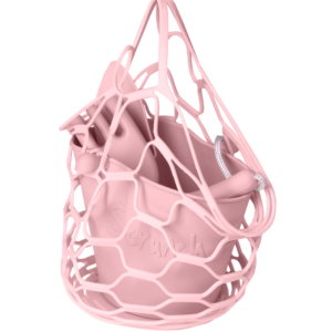 Scrunch Collapsible Bath / Beach Basket - Old Rose