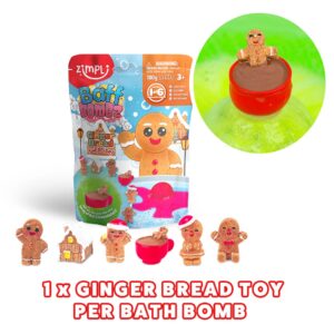 Zimpli Ginger Bread Surprise Baff Bombz