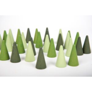 Tickit Wooden Loose Parts Treasures “Cone” - Pk15