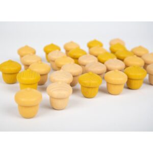 Tickit Wooden Loose Parts Treasures “Acorn” - Pk15