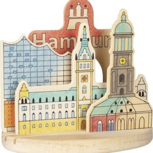 Goki Wooden  Colouring Picture - Hamburg