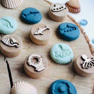 Curiosity Corner Oak Stamps - Under the Sea