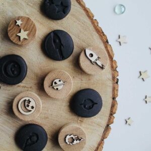 Curiosity Corner Oak Stamps - Space