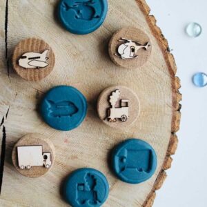 Curiosity Corner Oak Stamps - Transport