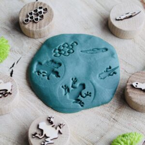 Curiosity Corner Oak Stamps - Frog Life Cycle
