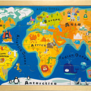 Small Foot Frame Puzzle World Map