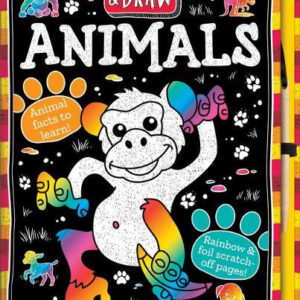 Scratch and Draw Animals Activity Book