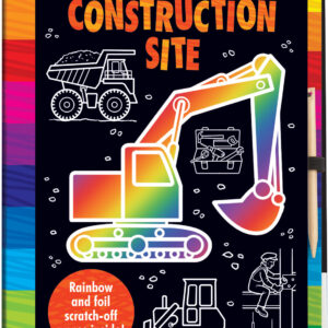 Scratch and Draw Construction Site Activity Book
