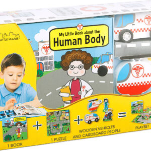 My Little Human Body (Book, Wooden Toys & 16-piece Puzzle)