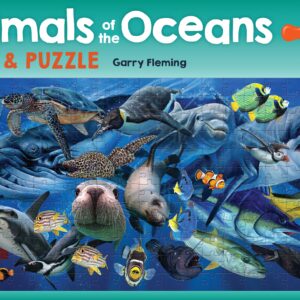 Book and Puzzle - ANIMALS OF THE OCEAN
