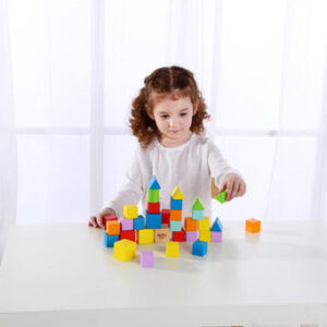 Tooky Toy Wooden 39 Piece Block Tub