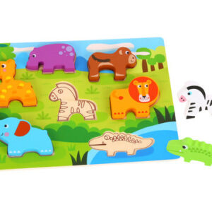 Tooky Toy Wooden Animal Chunky Puzzle
