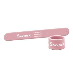 Scrunch Identity Wristband -  Dusky Rose