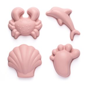 Scrunch Sand Moulds Footprint Set - Old Rose
