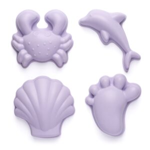 Scrunch Sand Moulds Footprint Set - Pale Lavender