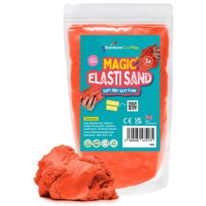 Rainbow Eco Play  Magic Elasti Sand Red – 485g