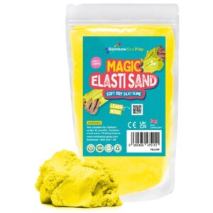Rainbow Eco Play Magic Elasti Sand Yellow – 485g