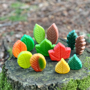 Yellow Door  – Play Stones – Leaves