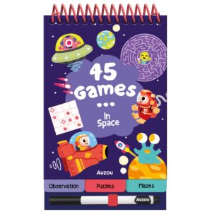 45 Games Space Wipe Clean Activity Pad