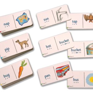 Learnwell Decodable Dominoes Phase 2 Words