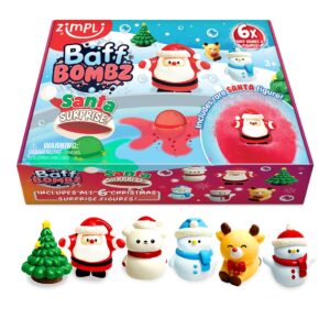 Zimpli Baff Bombz Christmas Surprise Gift Set x 6