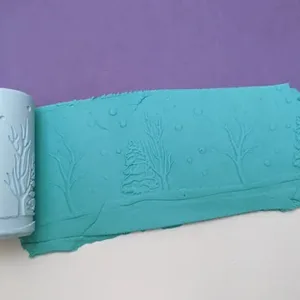 Large Winter Tree Dough Roller