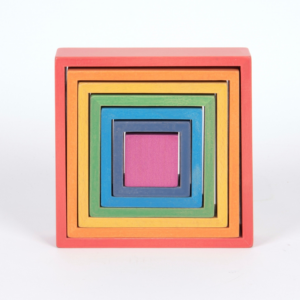 Tickit Rainbow Architect Squares - 7Pc