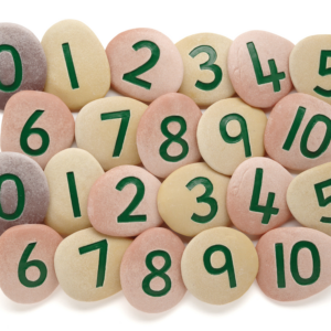 Yellow Door Jumbo Number Pebbles