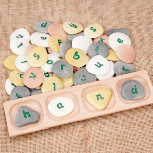 Yellow Door 4 Pebble Word Building Tray