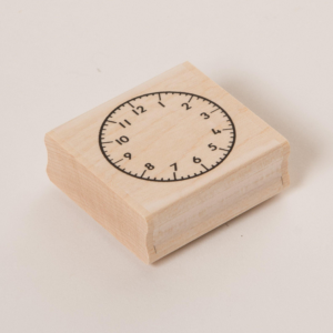 Learnwell Clock Face Stamp (Numerals) 40mm Diameter