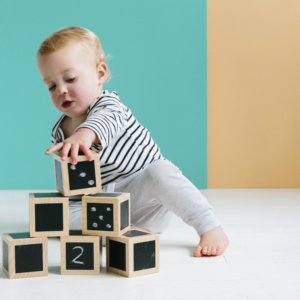 Freckled Frog Fun With Chalk Wooden Cubes