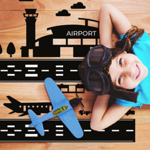 Pastelowelove Airport Floor Sticker