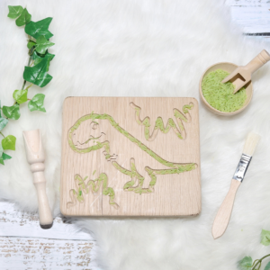Dinosaur Pine / Oak Sensory Board plus Bundle Option  *EXCLUSIVE DESIGN*