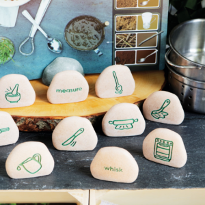 Yellow Door Mud Kitchen Process Stones