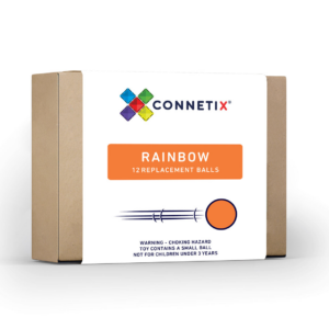 Connetix 12 Pc Rainbow Replacement Ball Pack
