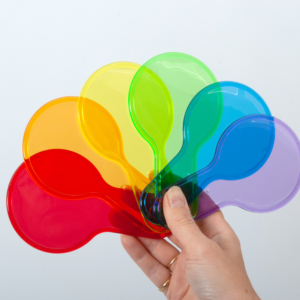 Tickit Translucent Colour Paddle Set - Pk6