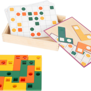 Small Foot Geometric Shapes Wooden Learning Puzzle