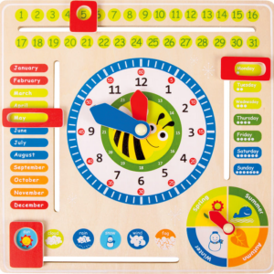 Small Foot Educational Board Date, Time & Season