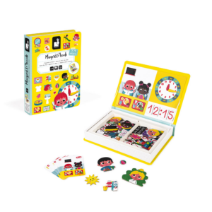 Janod Learn to Tell the Time Magnetic Book