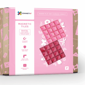 Connetix 2 Piece Base Plate Pink & Berry Pack