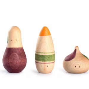 Grapat Ooh-lala! x3 Wooden Figures