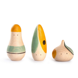 Grapat Hooray! x3 Wooden Figures
