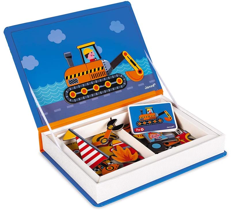 Janod Racers Magnetic Book - Image 3