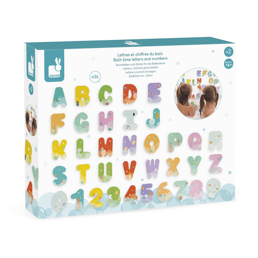 Janod Bath Time Letters and Numbers - Image 3