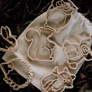 Kinfolk Pantry Mini Woodland Animals Eco Cutter Set