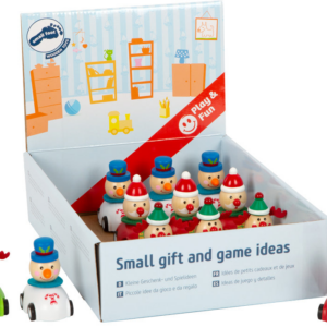 Small Foot Pull-Back Christmas Cars