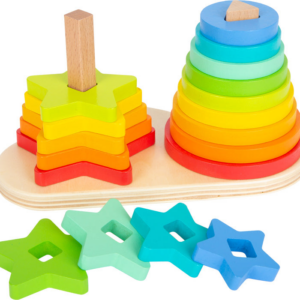 Small Foot  Rainbow Shape-Fitting Game