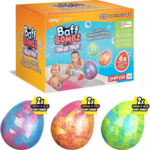 Zimpli Kids Baff Bombz 6 Pack Egg