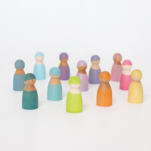 Grimm’s 12 Pastel Rainbow Friends